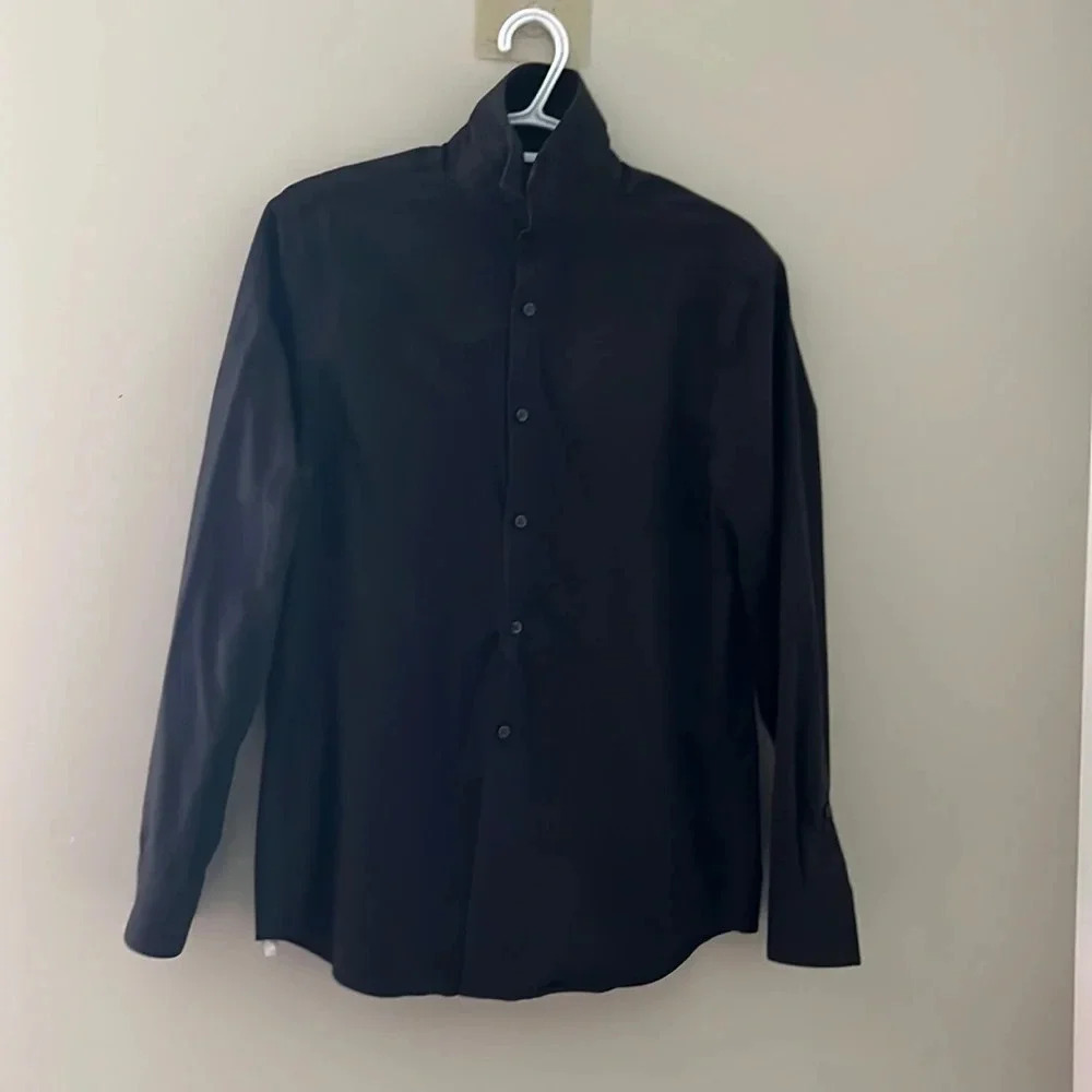 Calvin Klein Men's Black Dress Shirt